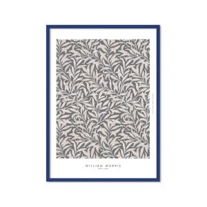 Poster & Frame | Nature Dust, Størrelse A2, Ramme Blue wood