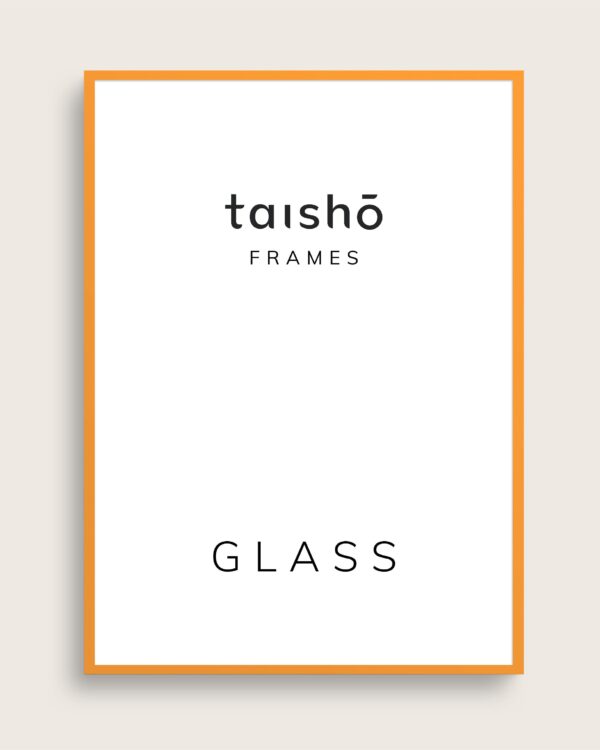 Orange ramme | Størrelse A2 (42x59.4) | taishō